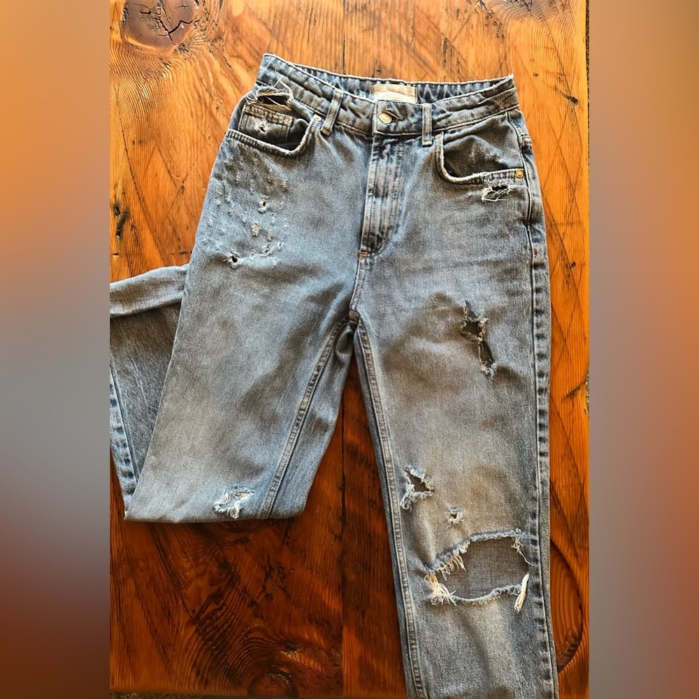Free People high rise jeans